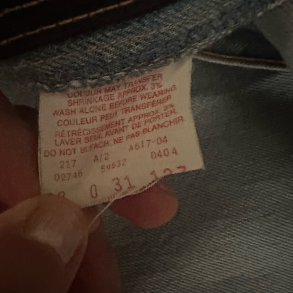 Rare vintage 2004 Levi's 532 jeans size 31 - Picture 6 of 6